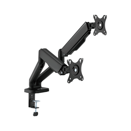 แขนจับจอ LUNIO ERGO MONITOR ARM CYBOT สีดำ 2 แขน หมุนได้360° 2 แขน_0